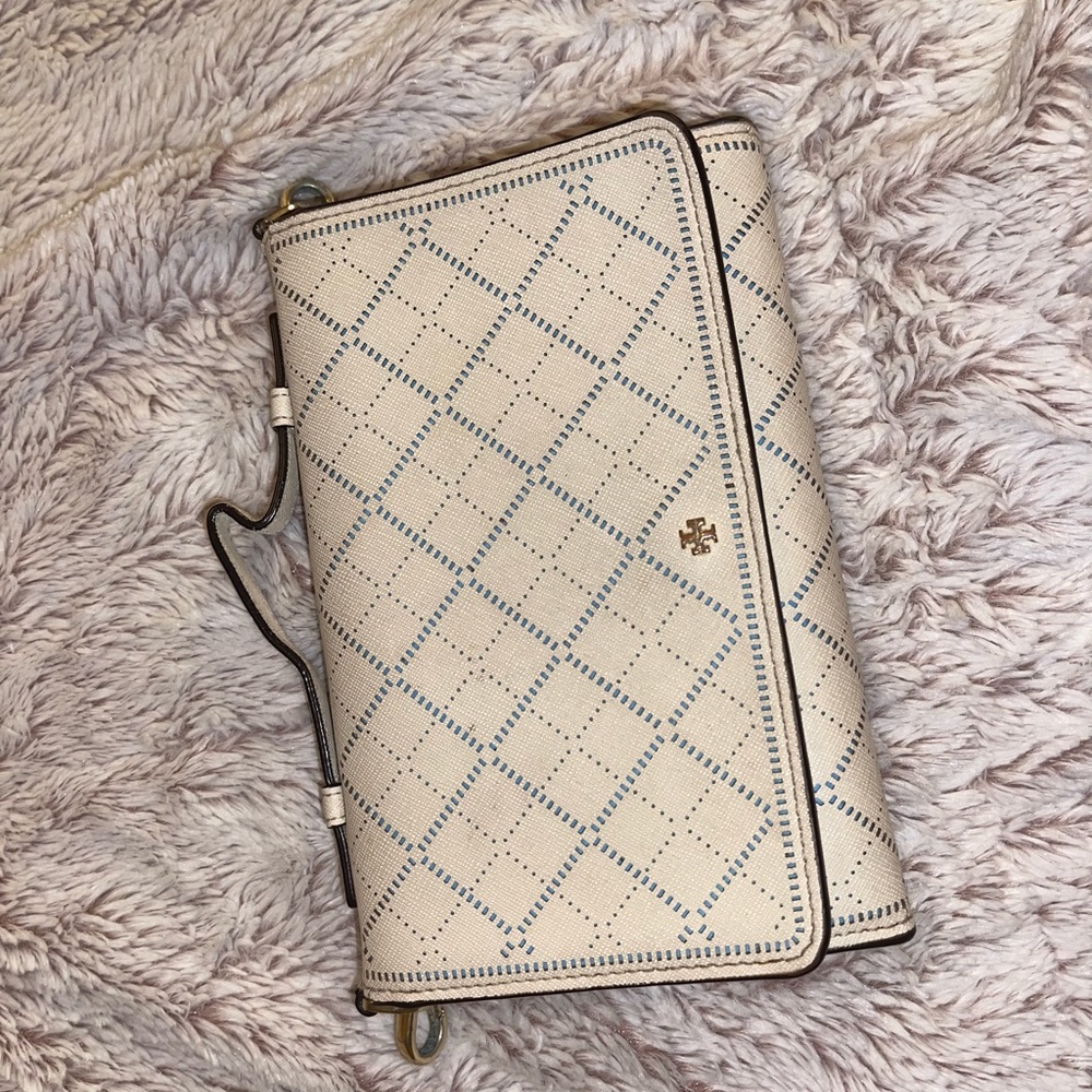 Tory Burch Mini Crossbody Crosshatch